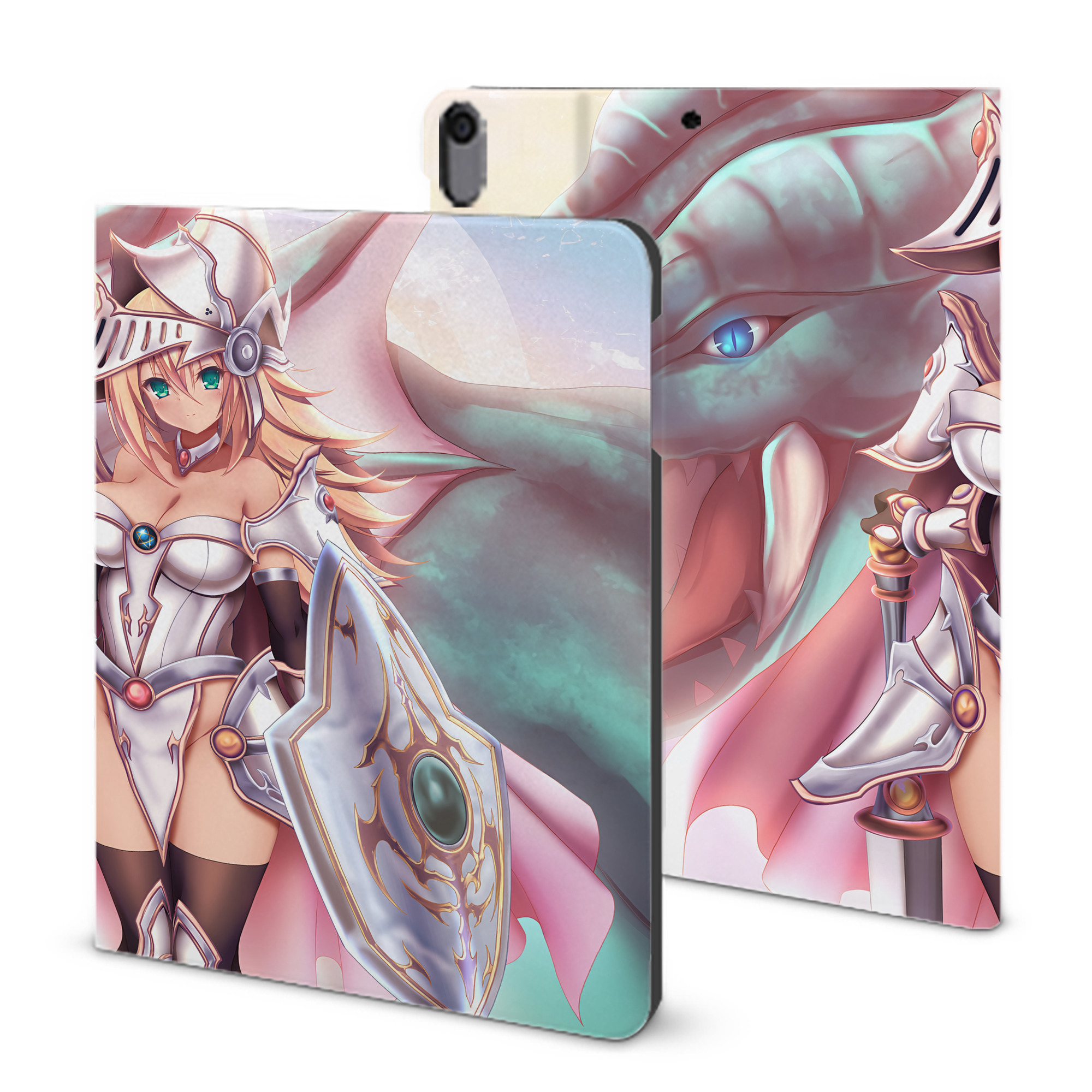 （画像用） 遊☆戯☆王 Yu-Gi-Oh! IPad ケース ブック型 PUレザー TPU 耐衝撃 軽量 薄型 ペン収納なし 全面保護 IPad 各モデル対応